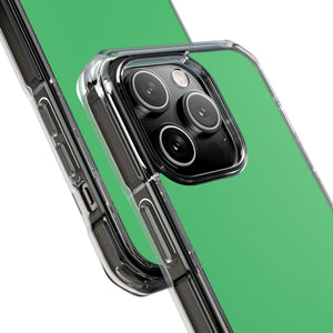 Emerald Green | Phone Case for iPhone (Clear Impact Case - Magnetic)