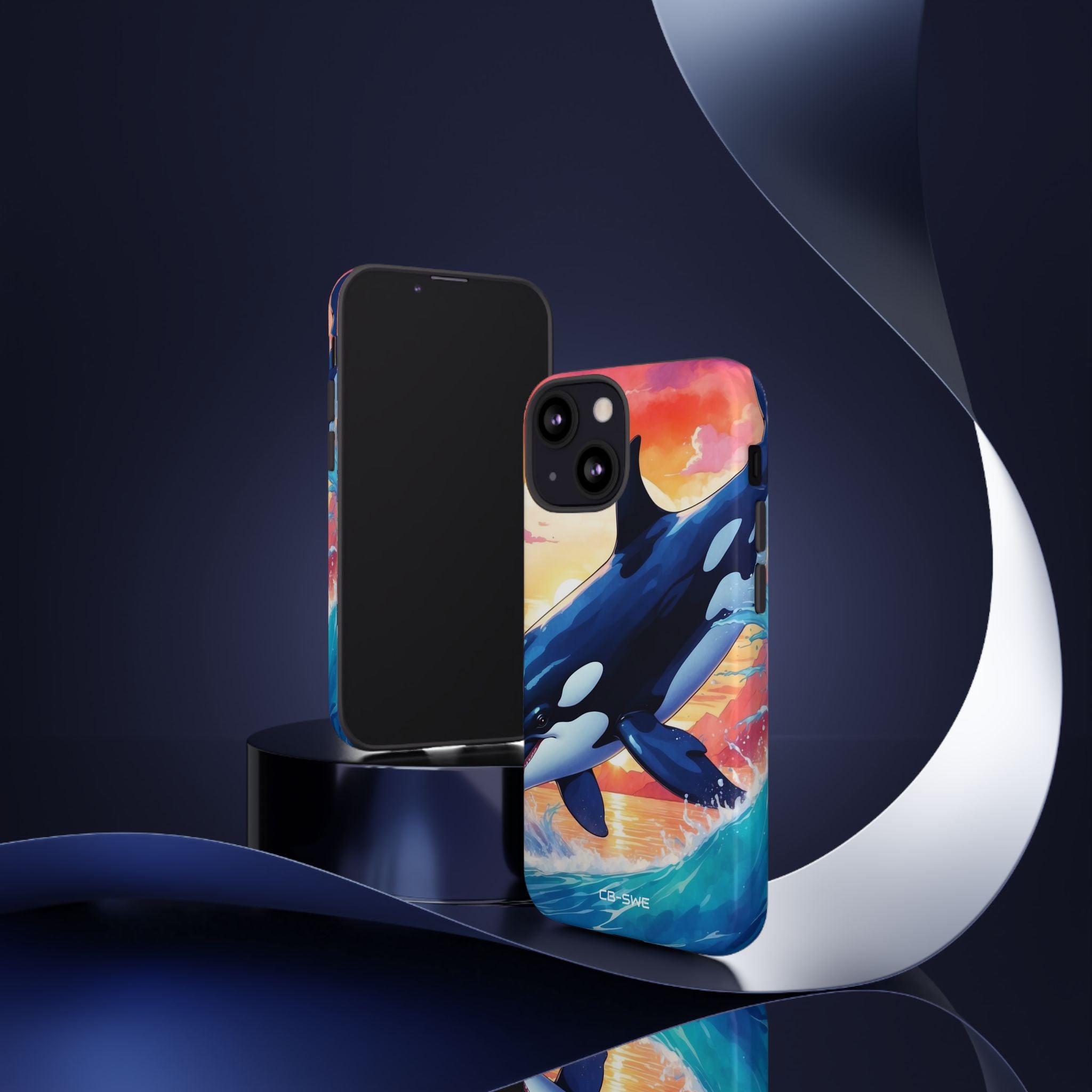 Orca Leaps Joyfully - iPhone Case