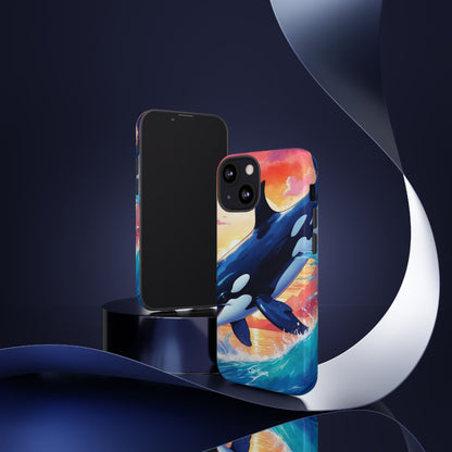 Orca Leaps Joyfully - iPhone Case