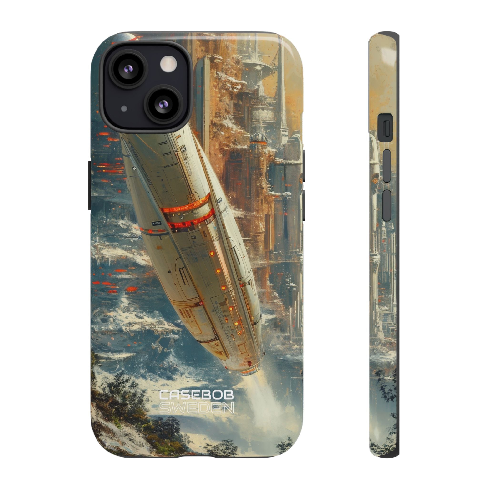 Futuristic Forest Voyage iPhone 13 - Tough