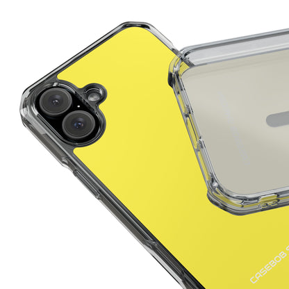 Lemon Yellow - Clear Impact iPhone 16 Phone Case