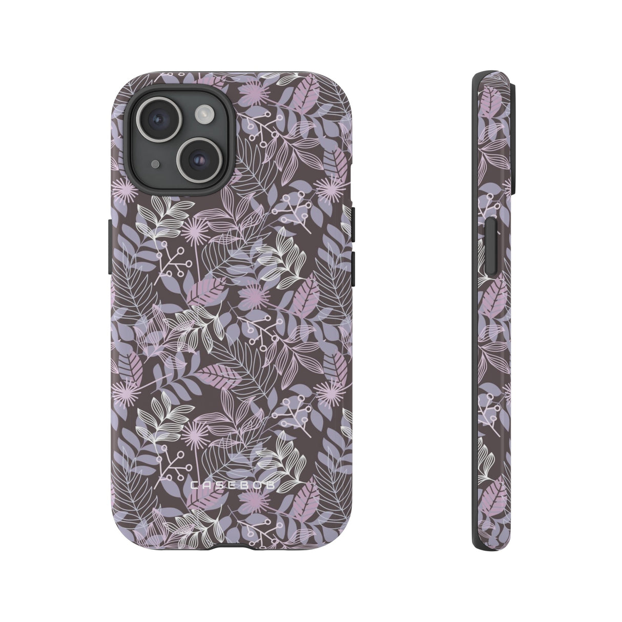 Dark Purple Leaf - Protective Phone Case