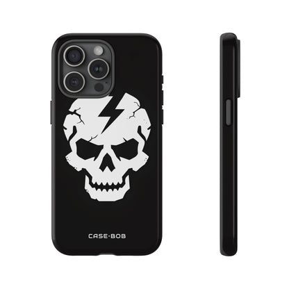 Lightning Skull iPhone 15 Pro Max Case - Tough