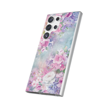 Dreamy Floral Watercolor - Flexi Samsung S23 Phone Case