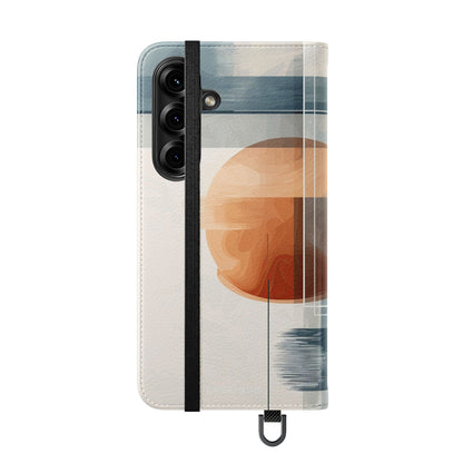 Amber Orbit - Samsung S25 Case - Wallet