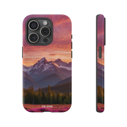 Mountain Peaks Glow - iPhone Case