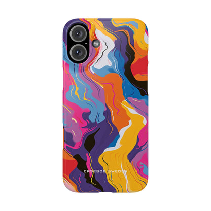 Vortex Colorwave iPhone 16 - Slim Phone Case