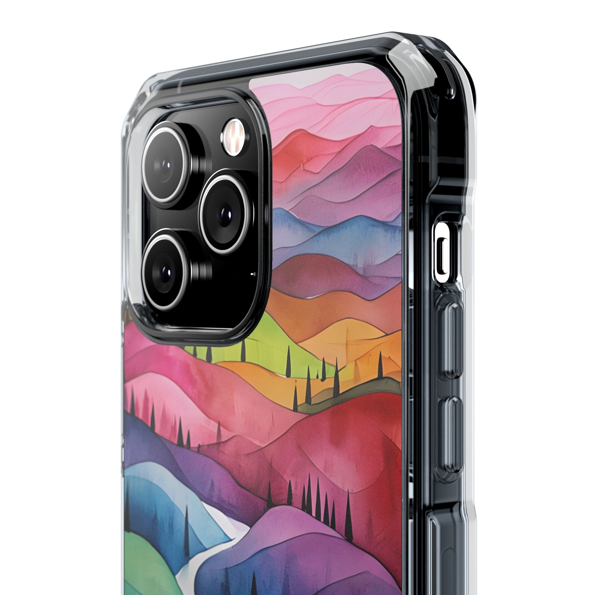 Whimsical Colorful Valleys iPhone Case - Impact