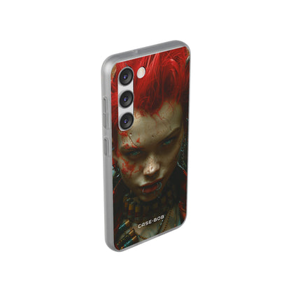Red Spike Gaze Samsung S23 Case - Soft