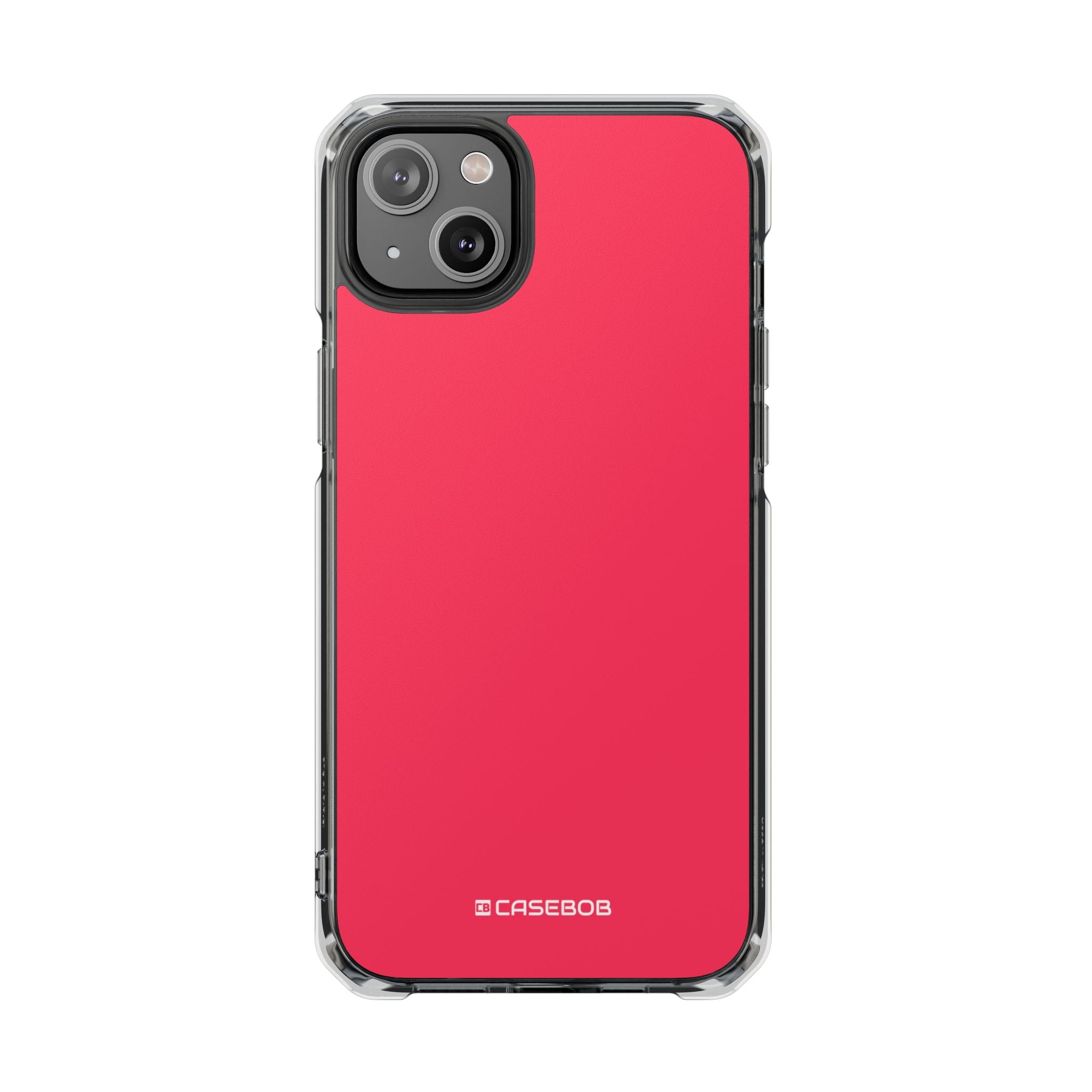 Raspberry Red - Clear Impact Case for iPhone