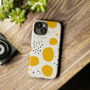 Dotted Yellow Simplicity - Protective Phone Case