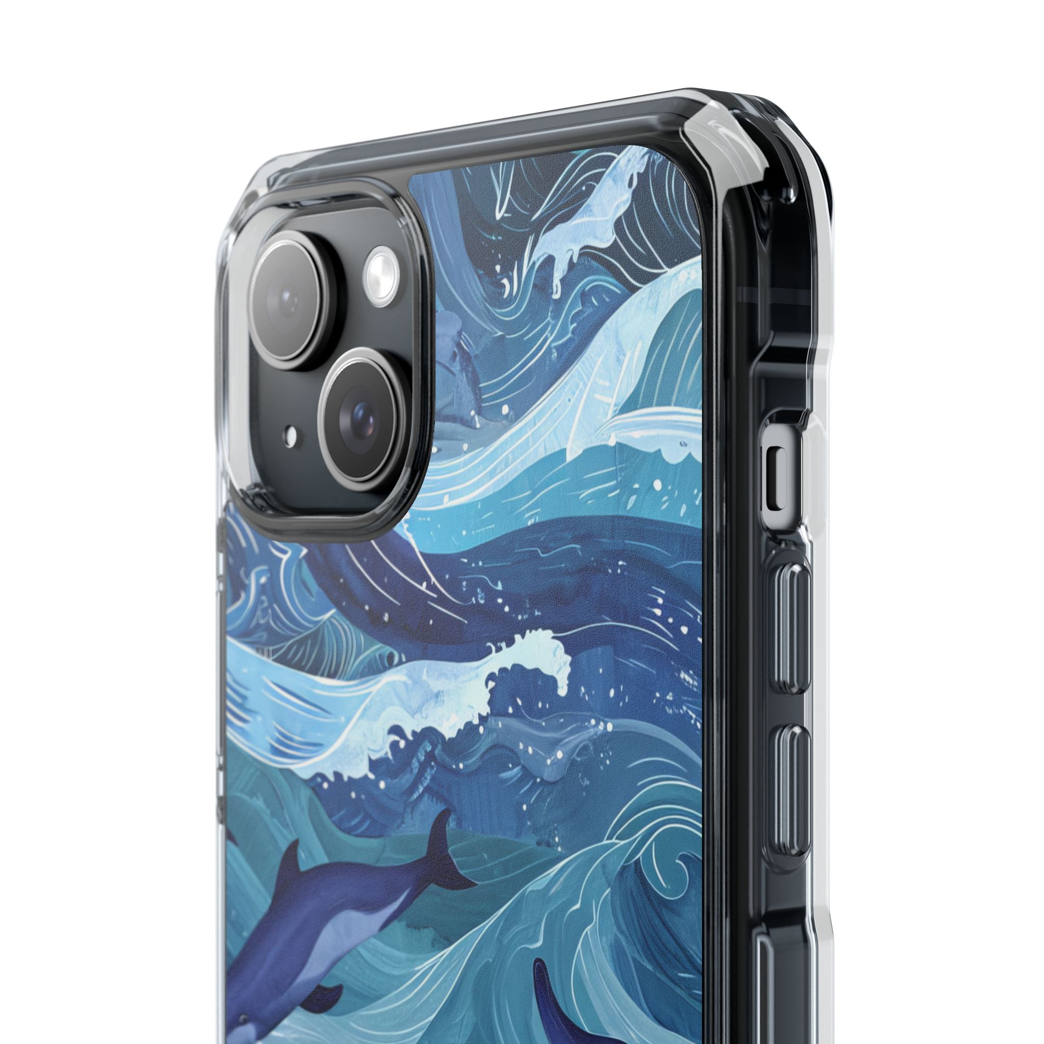 Dolphin Waves iPhone 15 Plus Case - Impact