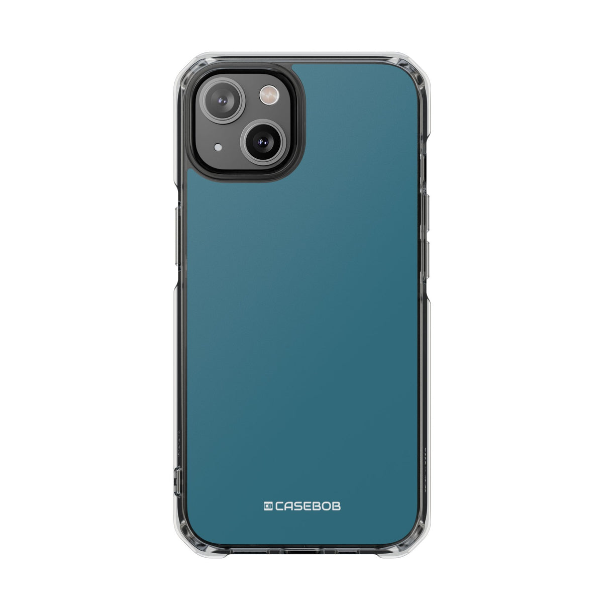 Teal Blue | Phone Case for iPhone (Clear Impact Case - Magnetic)