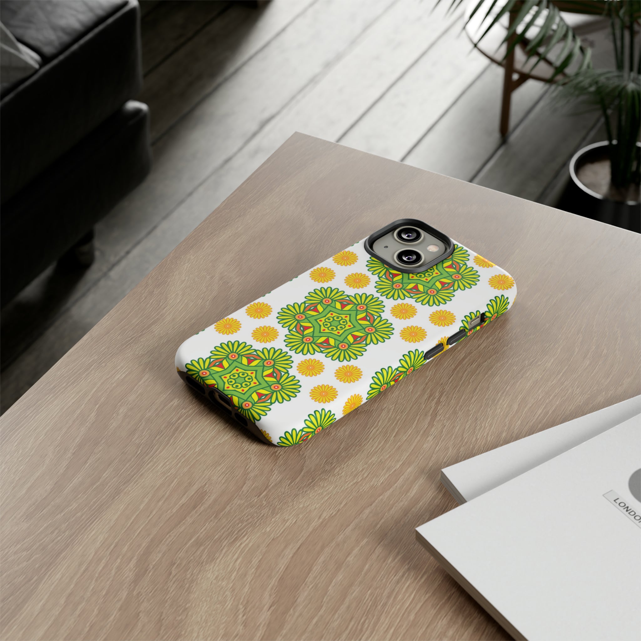 Lime Mandela - Protective Phone Case