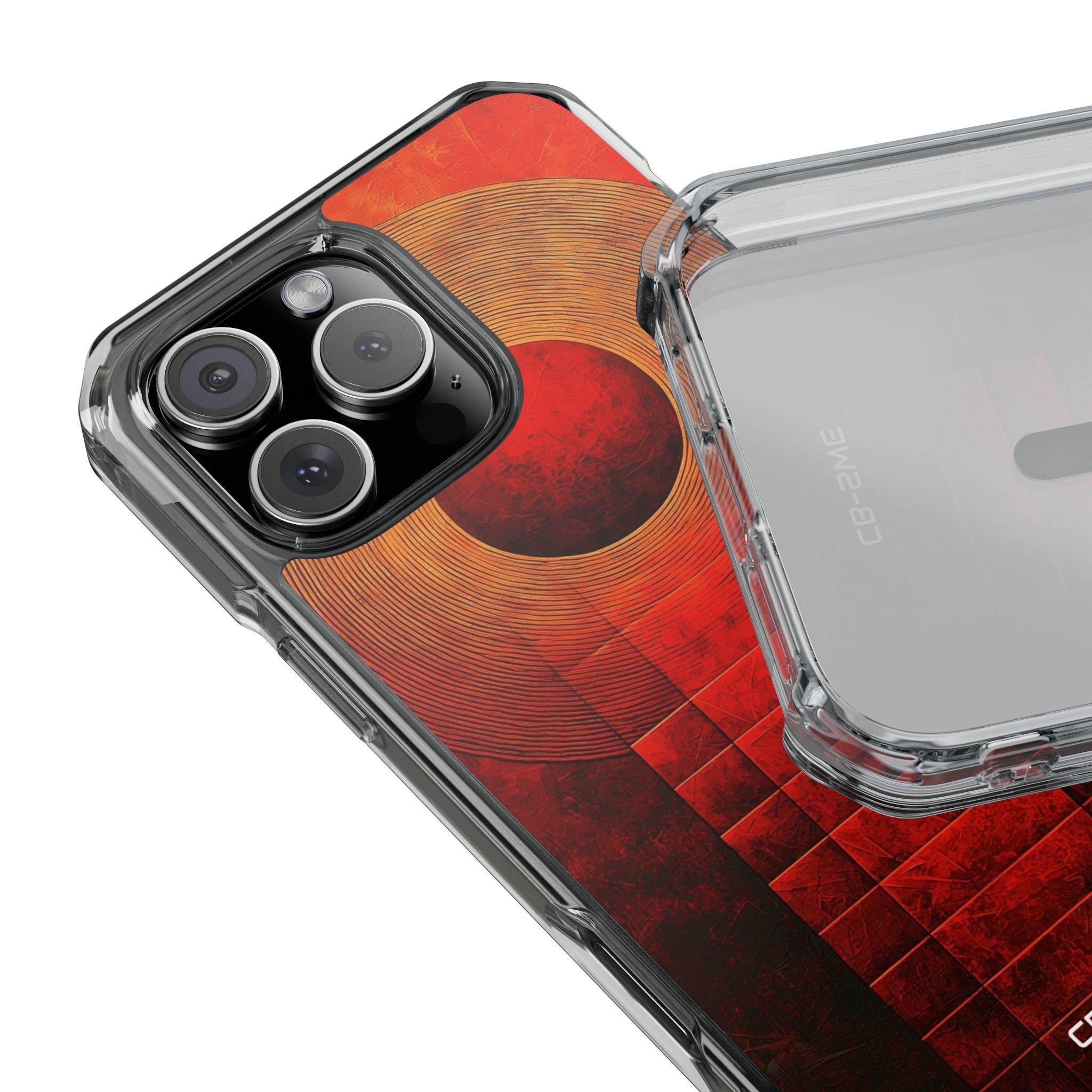 Circular Convergence Glows iPhone Case - Impact
