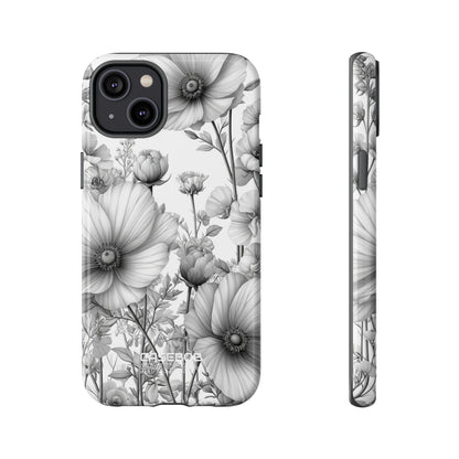 Vintage Floral Etching iPhone 14 - Tough