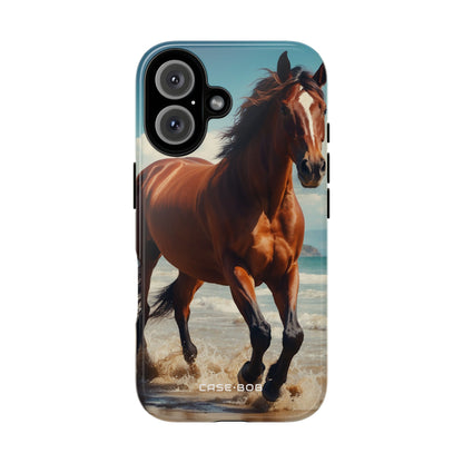 Blazing Horse iPhone 16 Case - Tough