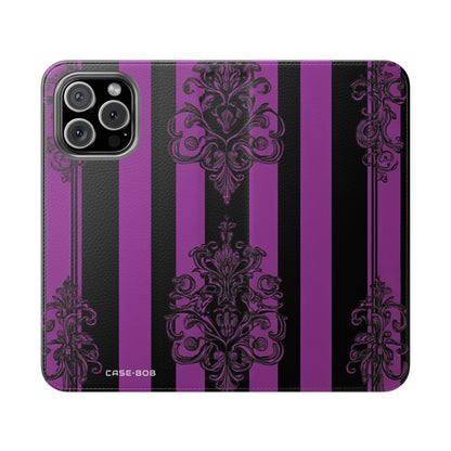 Baroque Stripes - iPhone 16 Max Case - Wallet
