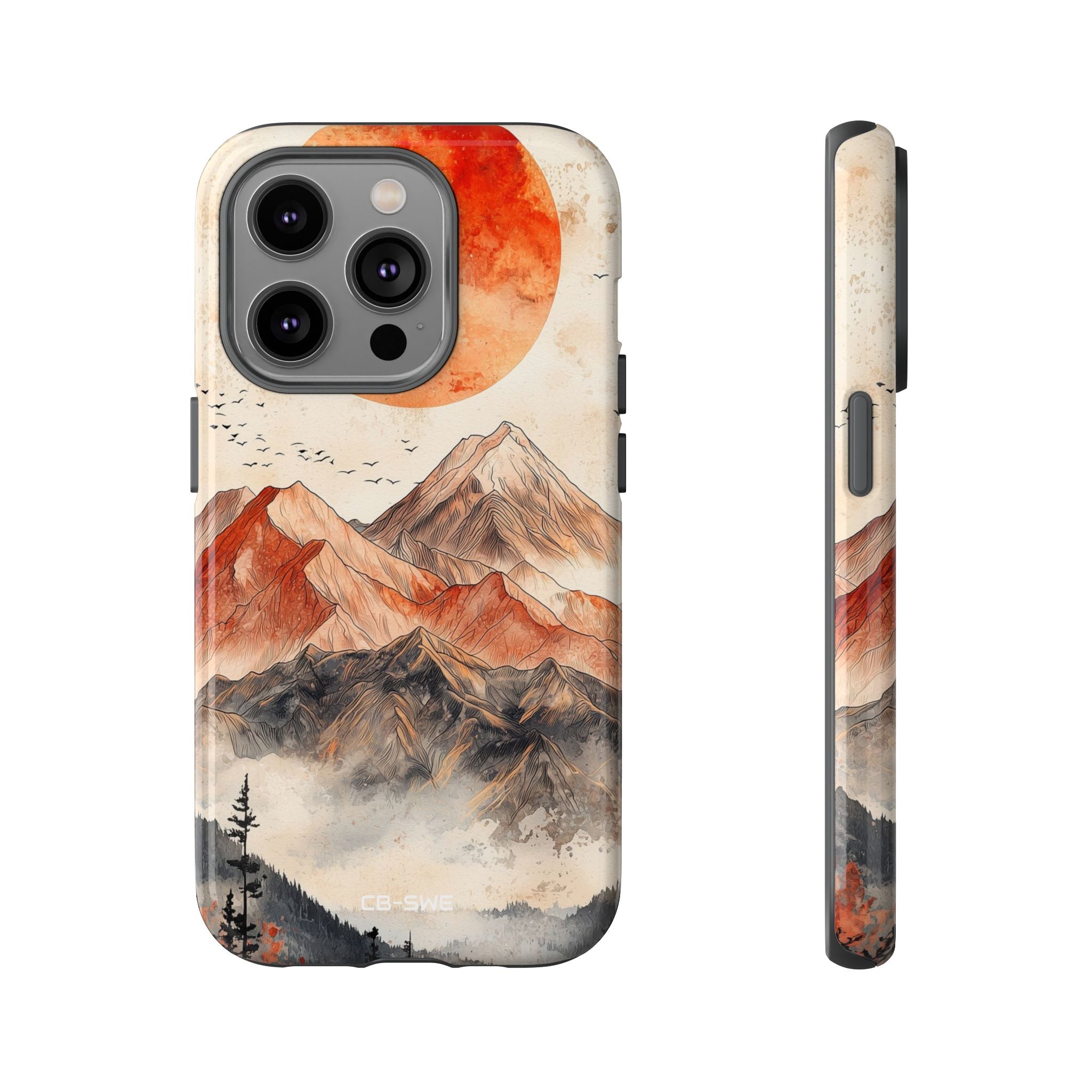 Mountains Greet Sun - iPhone Case