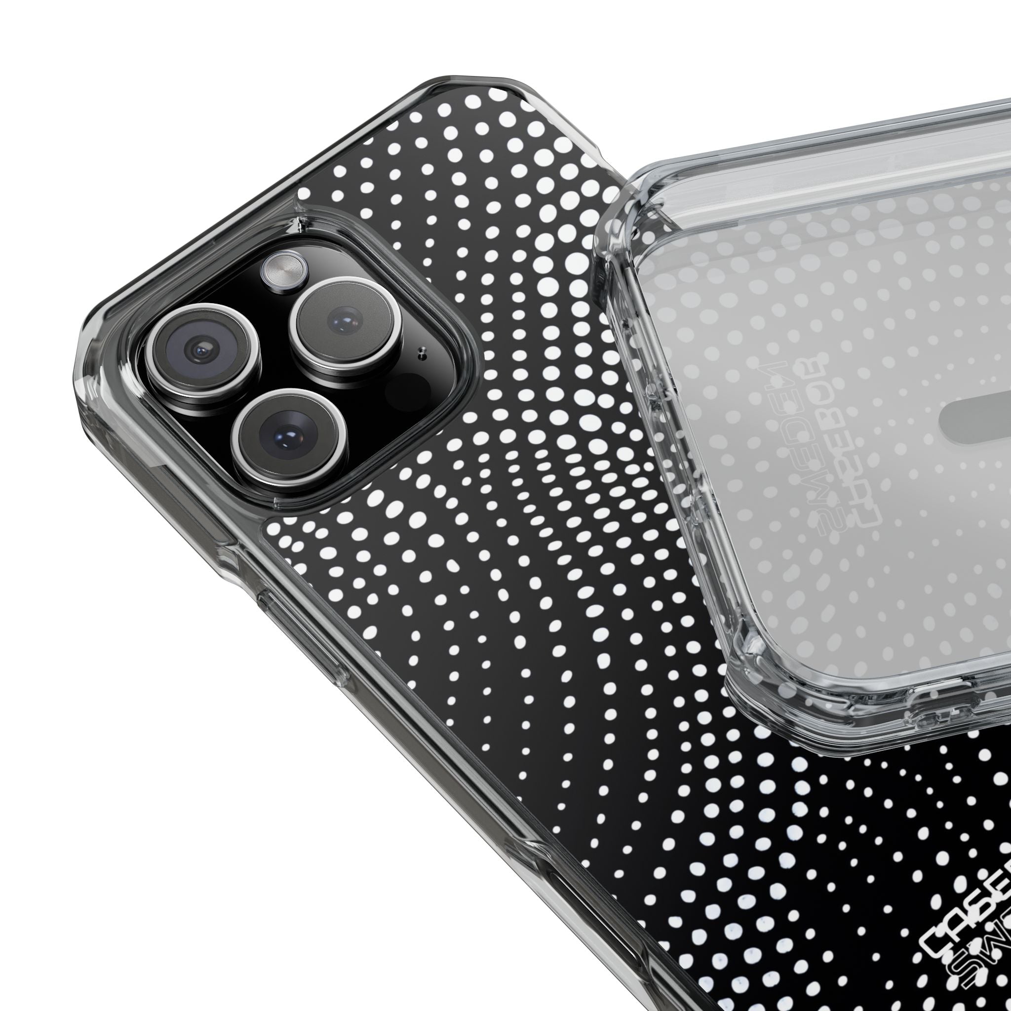 Waves of Dots iPhone 16 - Impact Clear+