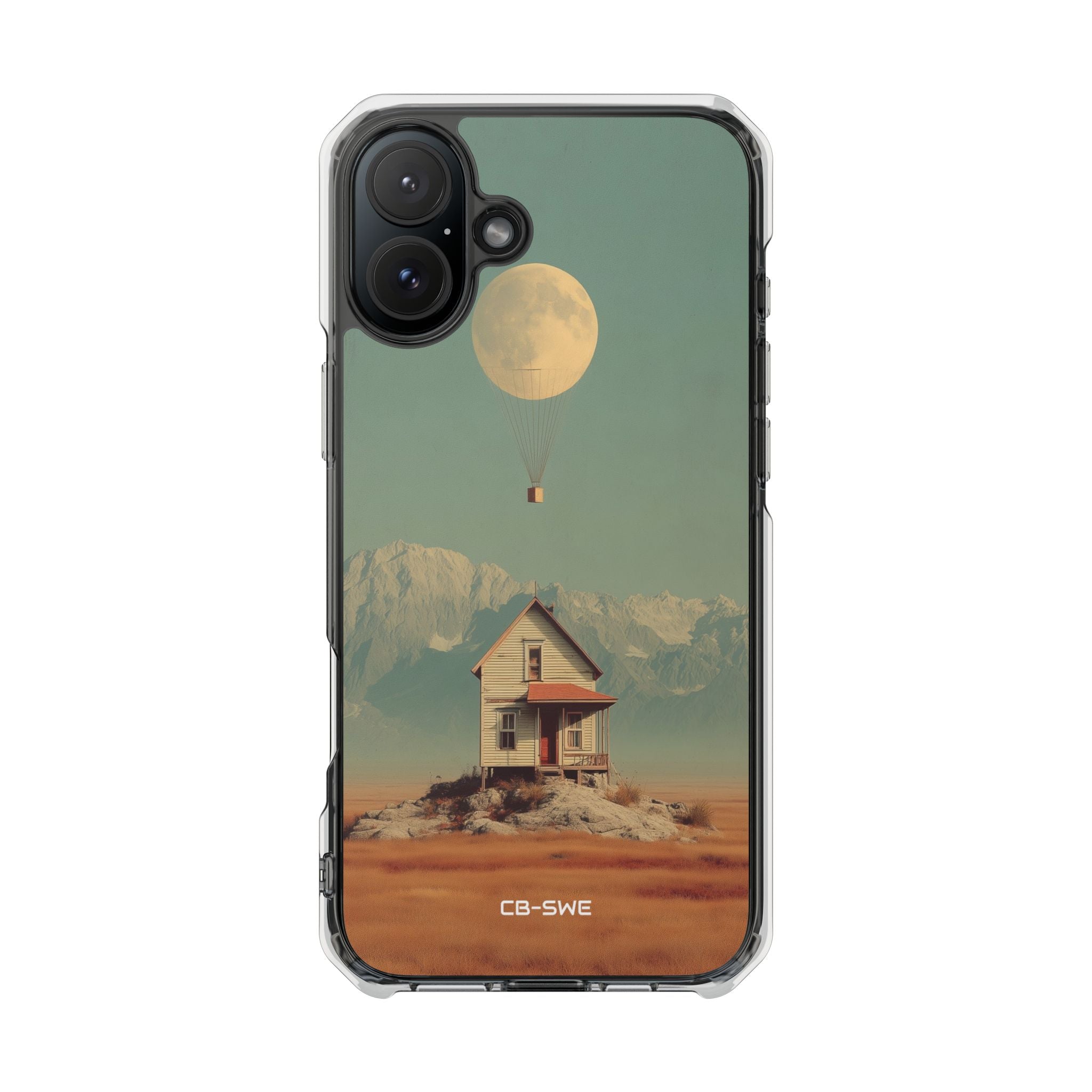 Moon Hovers Low iPhone Case - Impact
