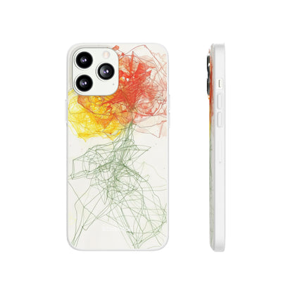 Fiery Blossom | Flexible Phone Case for iPhone