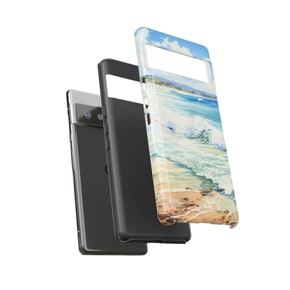 Serene Coastal Watercolors - Google Pixel Case