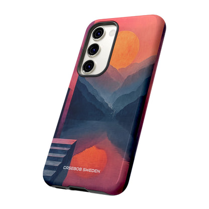 Surreal Sunset Landscape - Tough Samsung S23 Phone Case