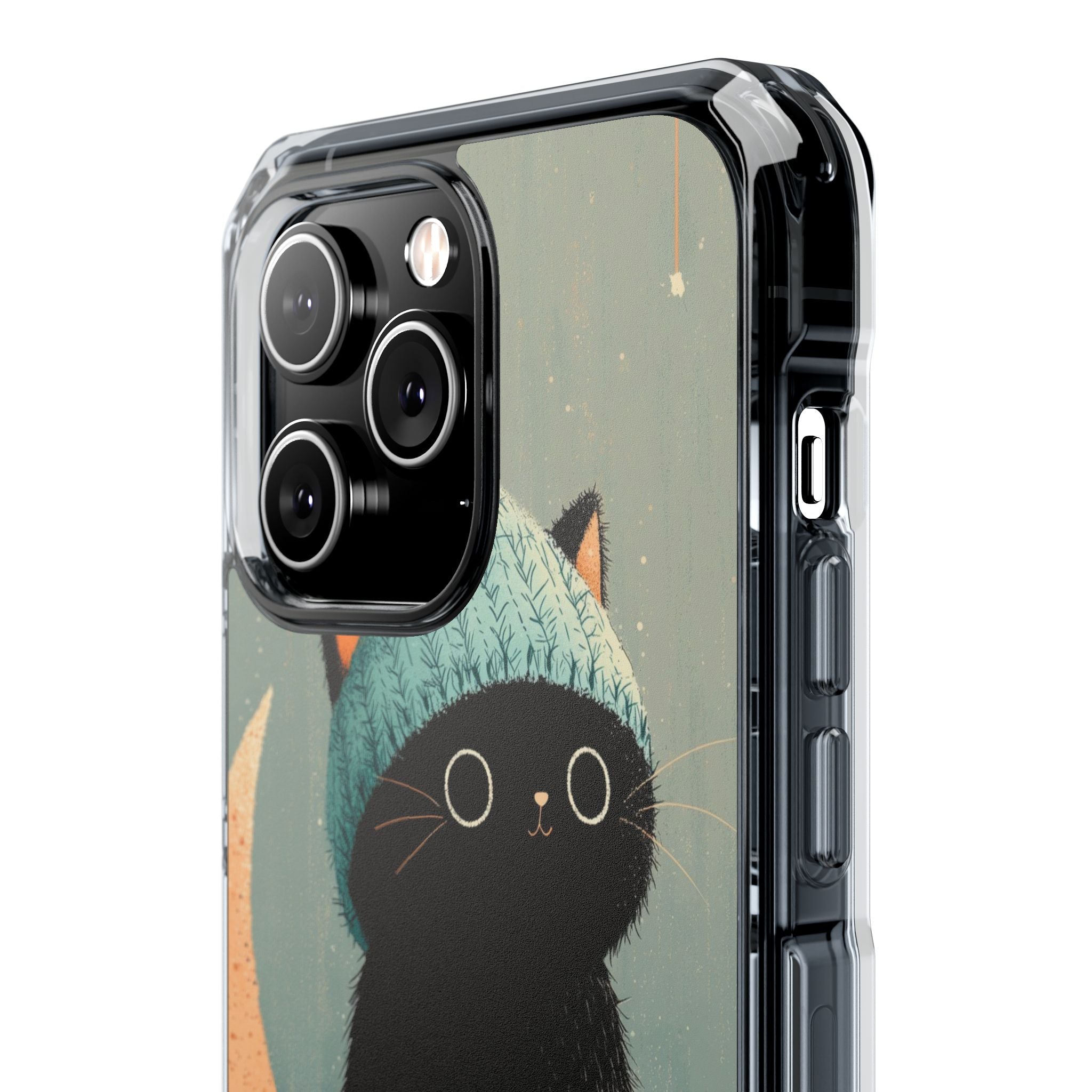 Cat Sits Dreaming iPhone Case - Impact