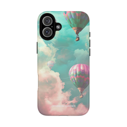 Pastel Balloon Adventure - Tough + MagSafe® iPhone 16 Phone Case