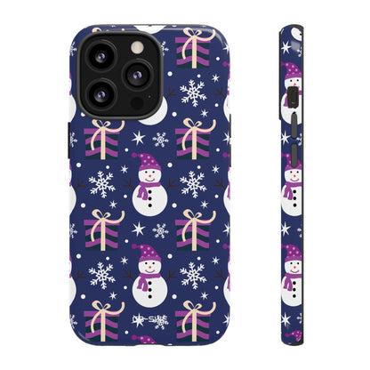 Snowmen Gift Giving - iPhone Case