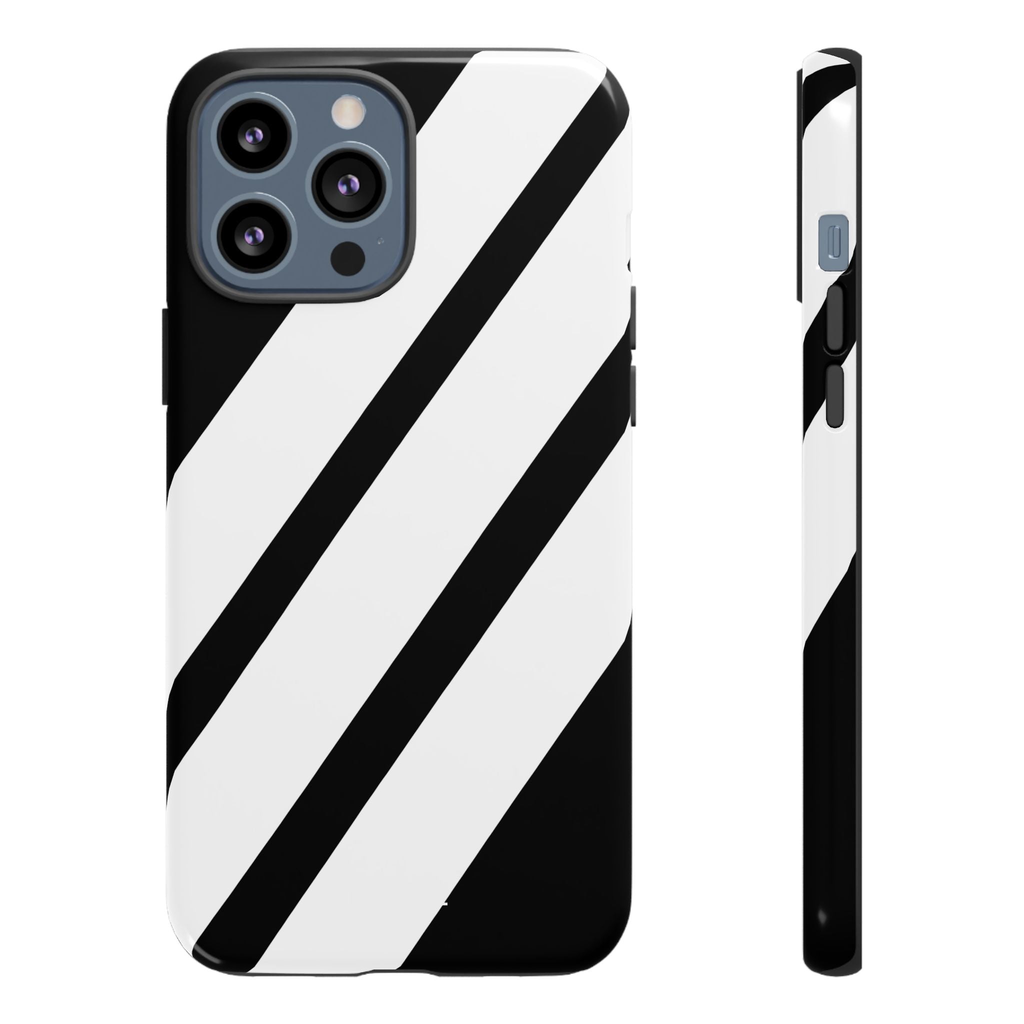 Monochrome Diagonal Symmetry - iPhone Case