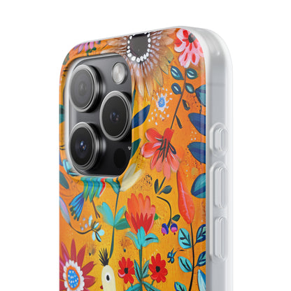 Whimsical Vintage Nature Harmony iPhone 15 - Flexi Phone Case