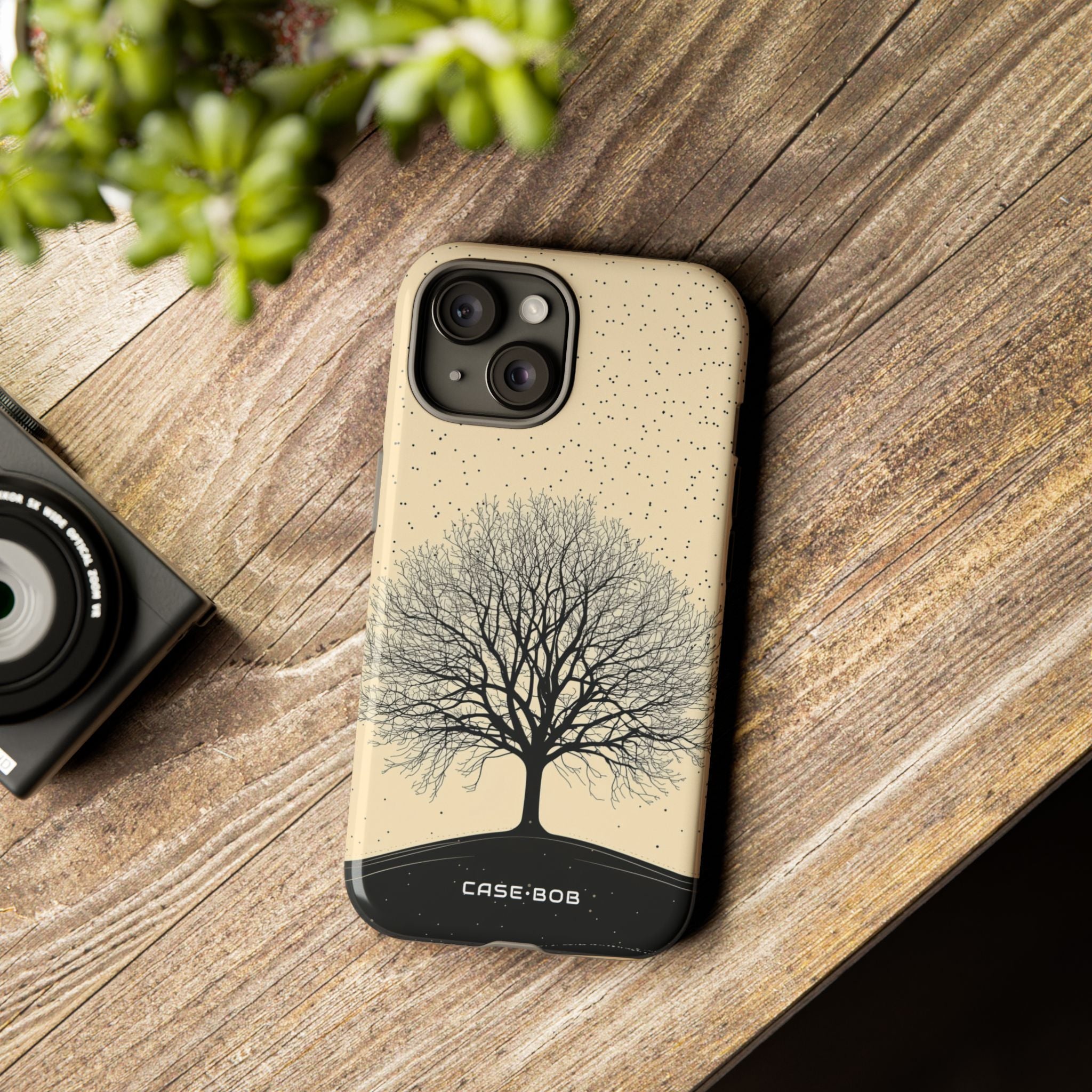 Silent Branches iPhone 15 Case - Tough
