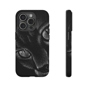 Pencil Drawing Cat - Protective Phone Case