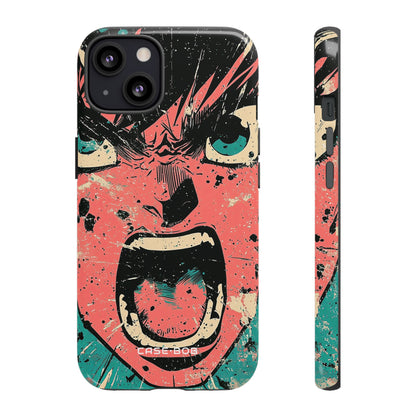 Screaming Face Pink iPhone 13 Case - Tough