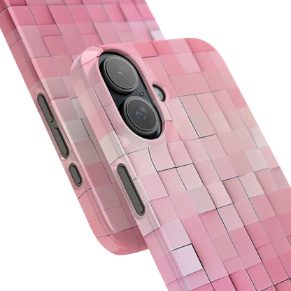 Gradient Pink Mosaic iPhone 16 - Slim Phone Case