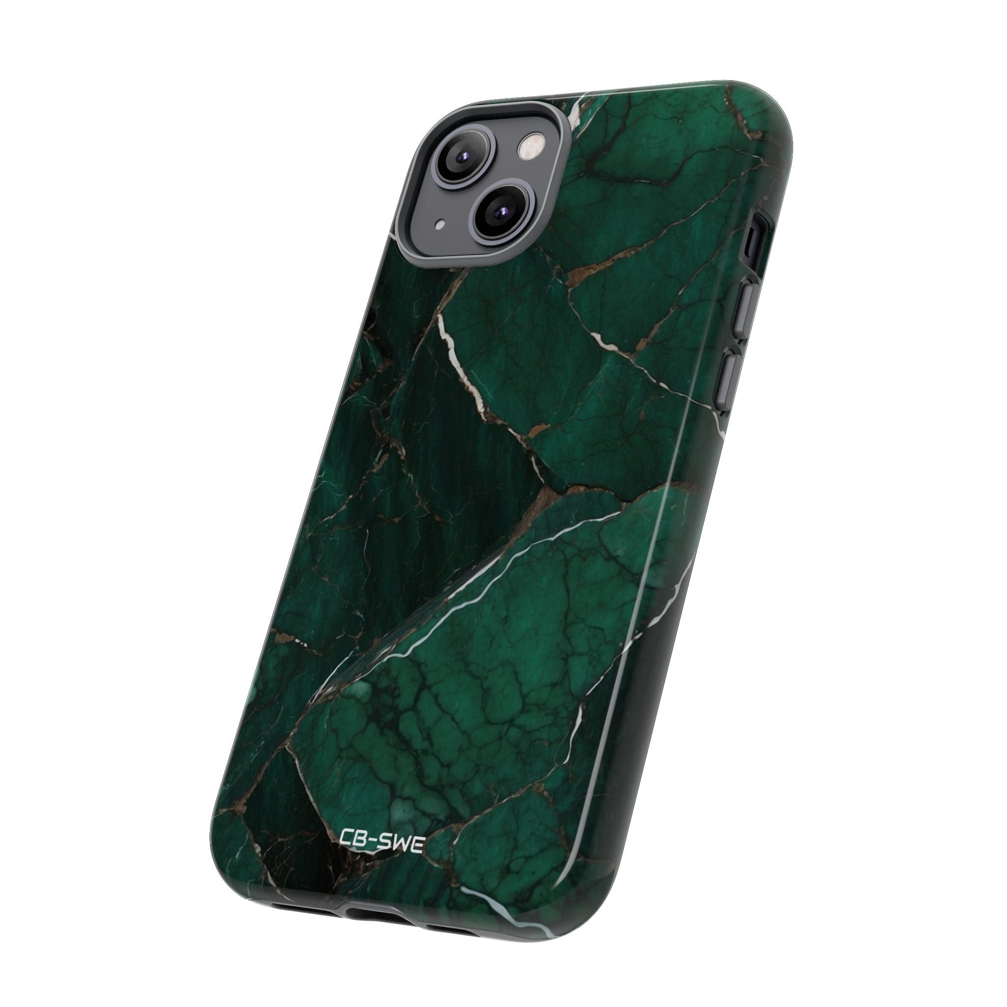 Emerald Veins Flow - iPhone Case