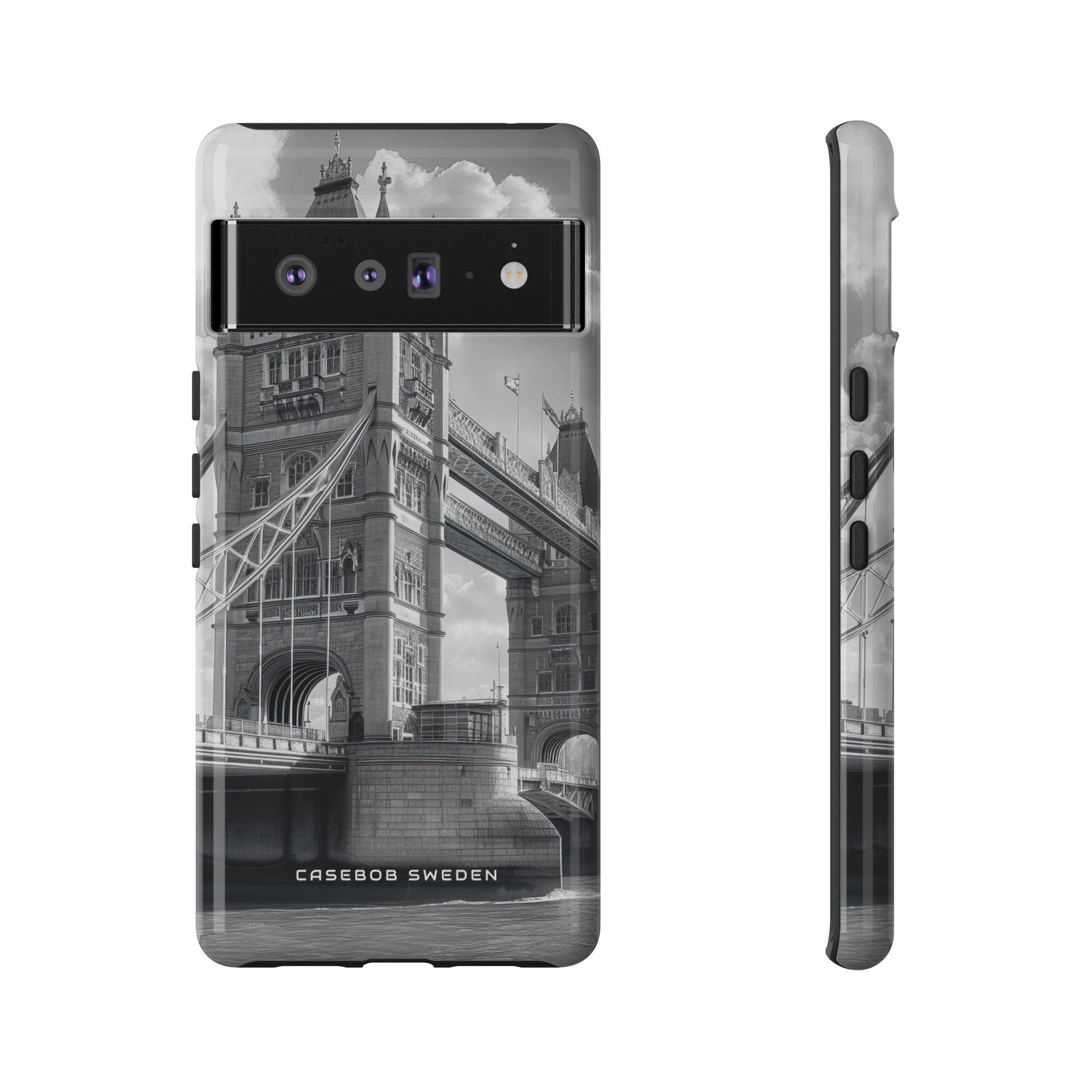 Tower Bridge Monochrome Architecture Study Google Pixel 6 - Tough Phone Case