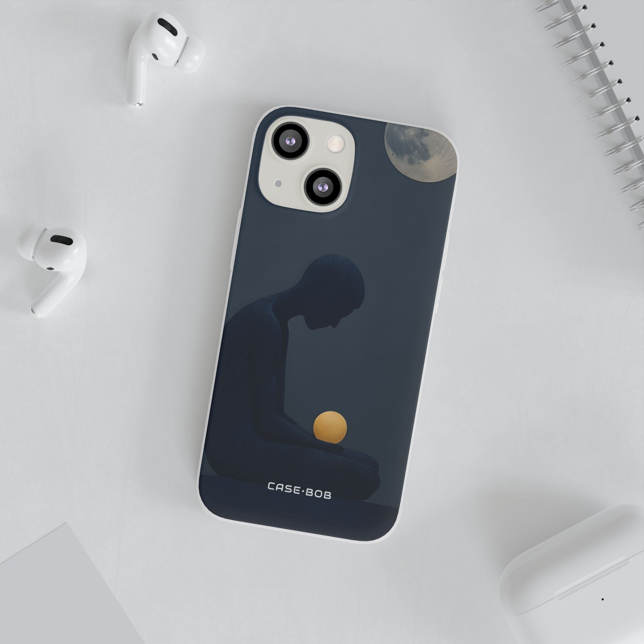 Moonlit Contemplation iPhone 13 mini Case - Soft