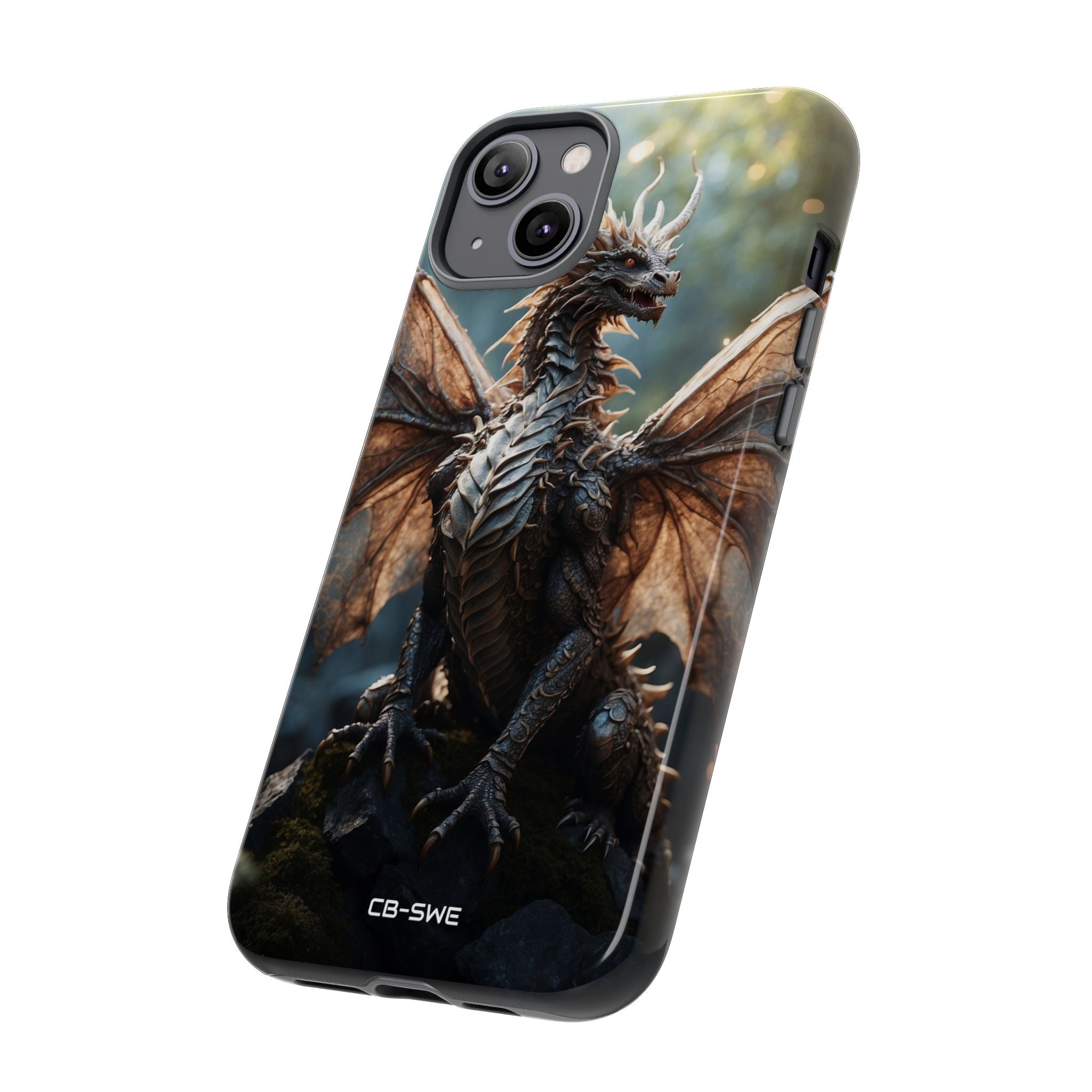 Majestic Dragon Glows - iPhone Case