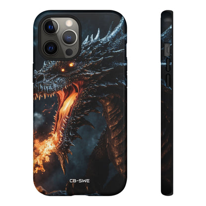 Fiery Breath Erupts - iPhone Case