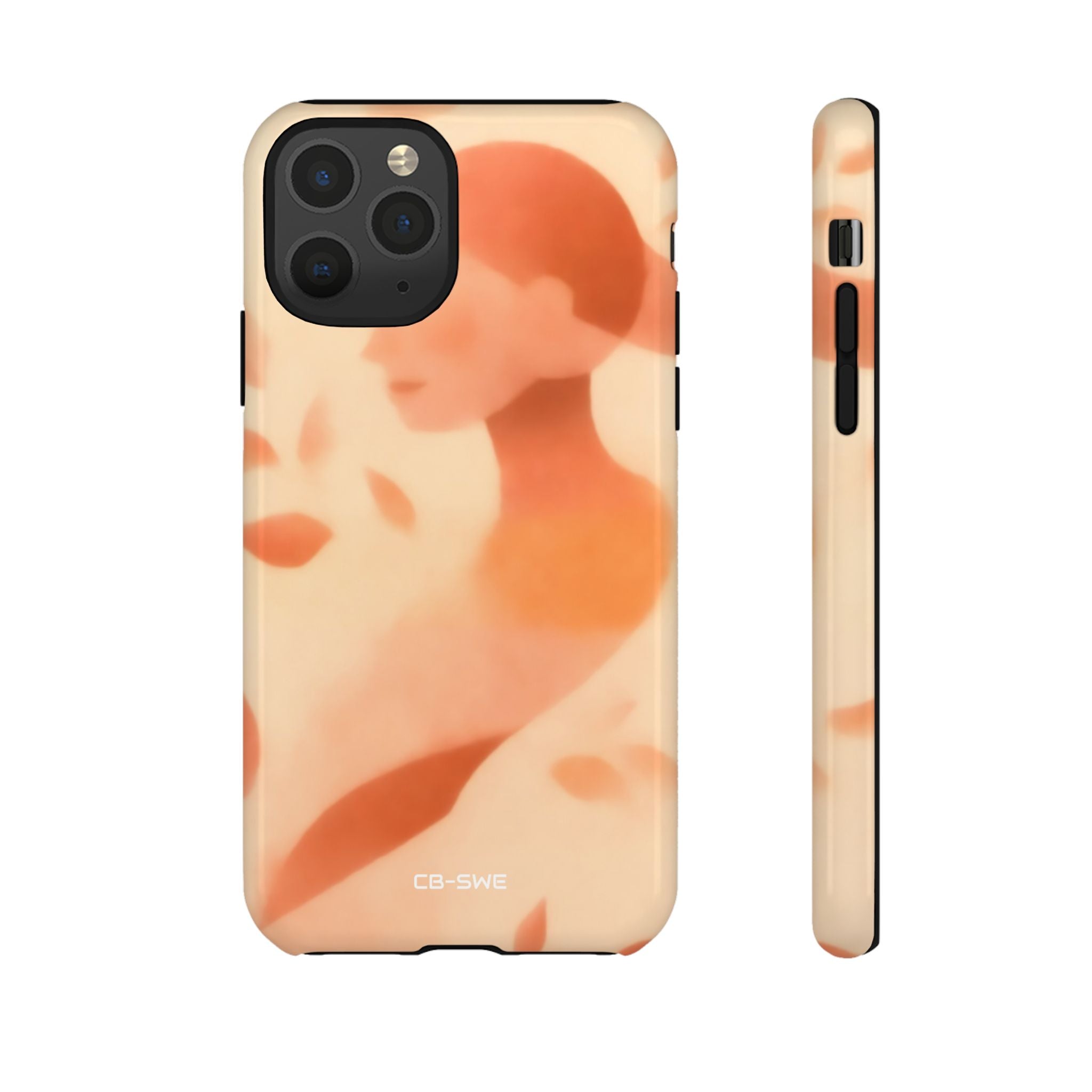 Leaf Embraces Woman - iPhone Case