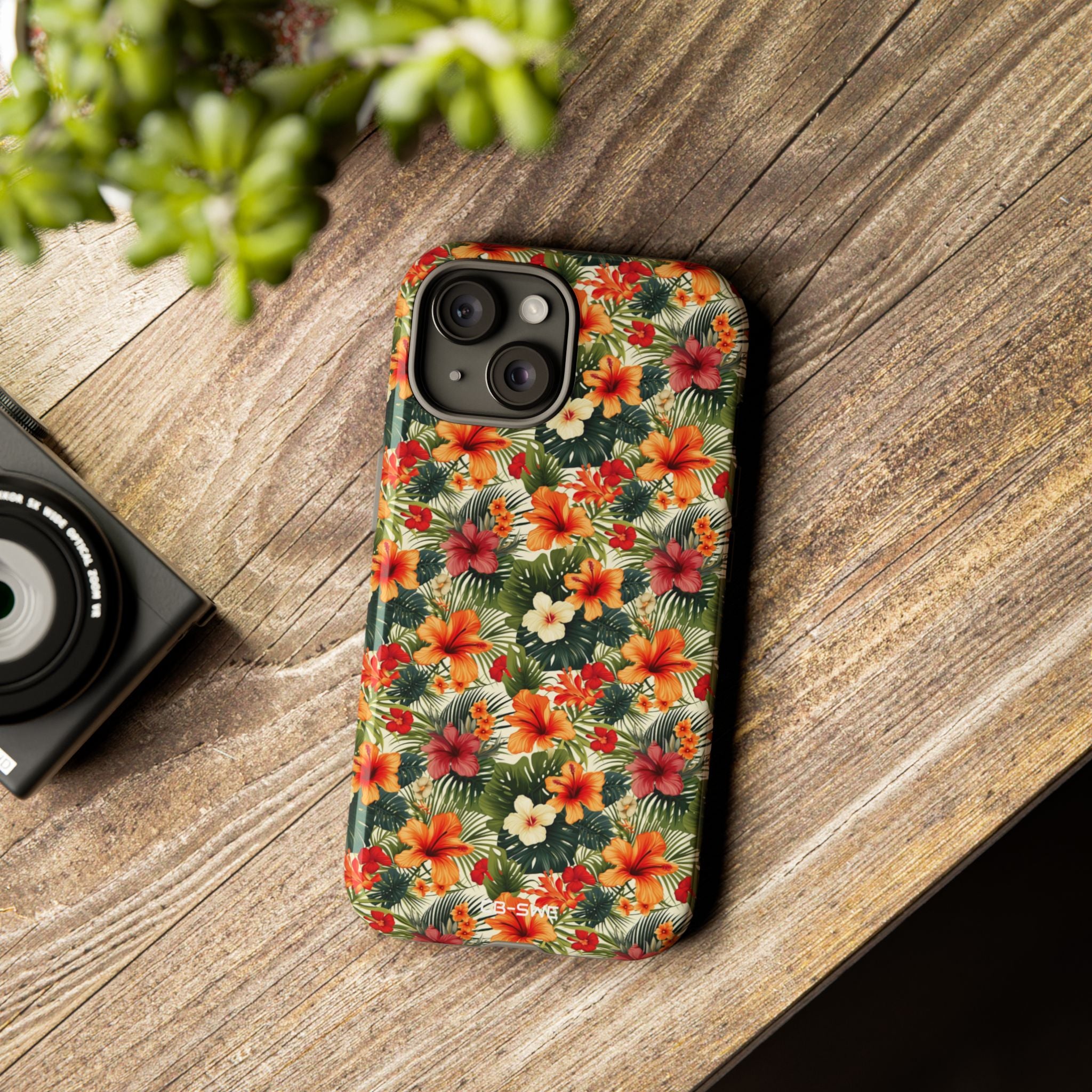 Tropical Blooms Flourish - iPhone Case