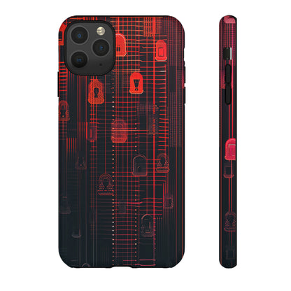 Encryption Aura: Security Gradient - Protective Phone Case