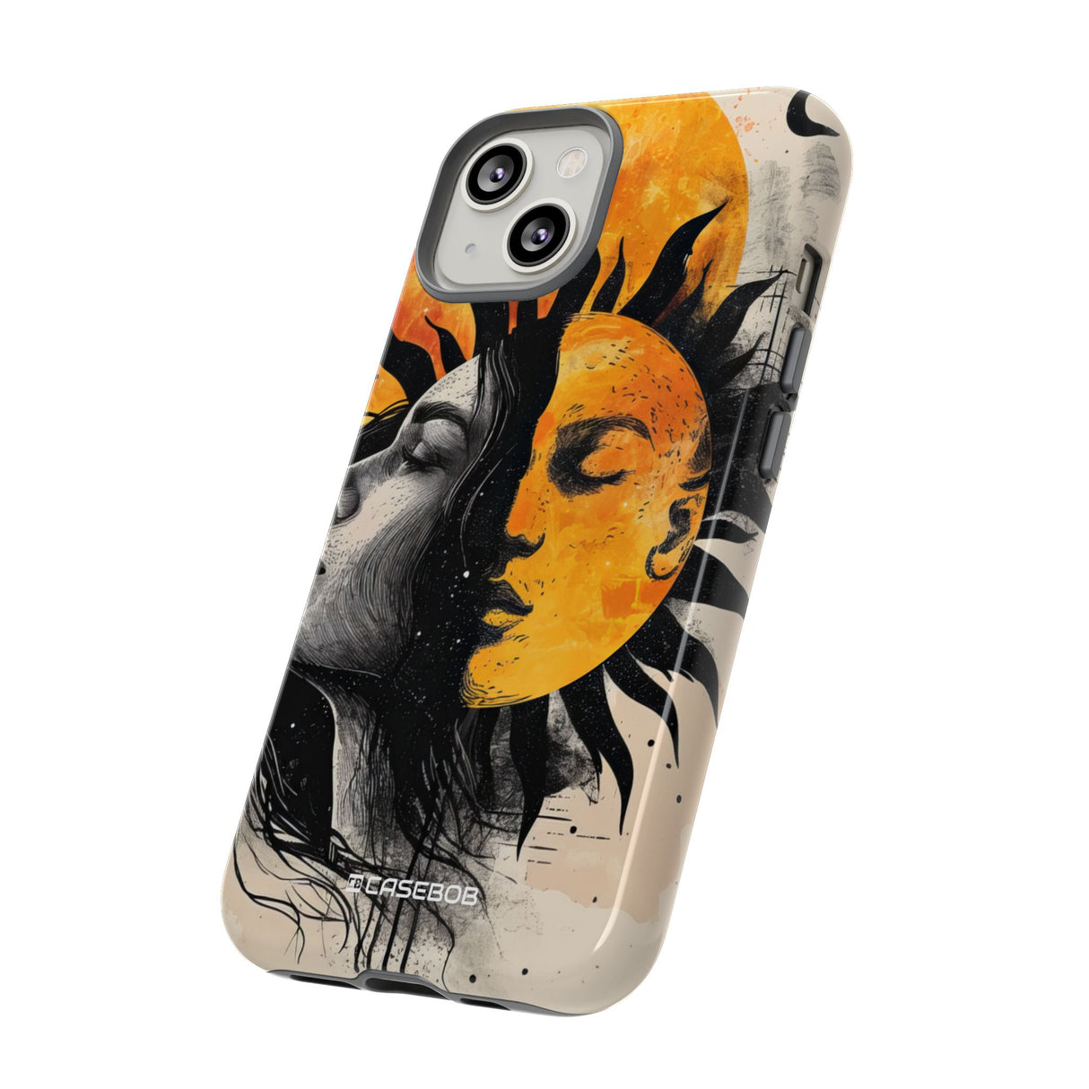 Sunlit Duality | Protective Phone Case for iPhone