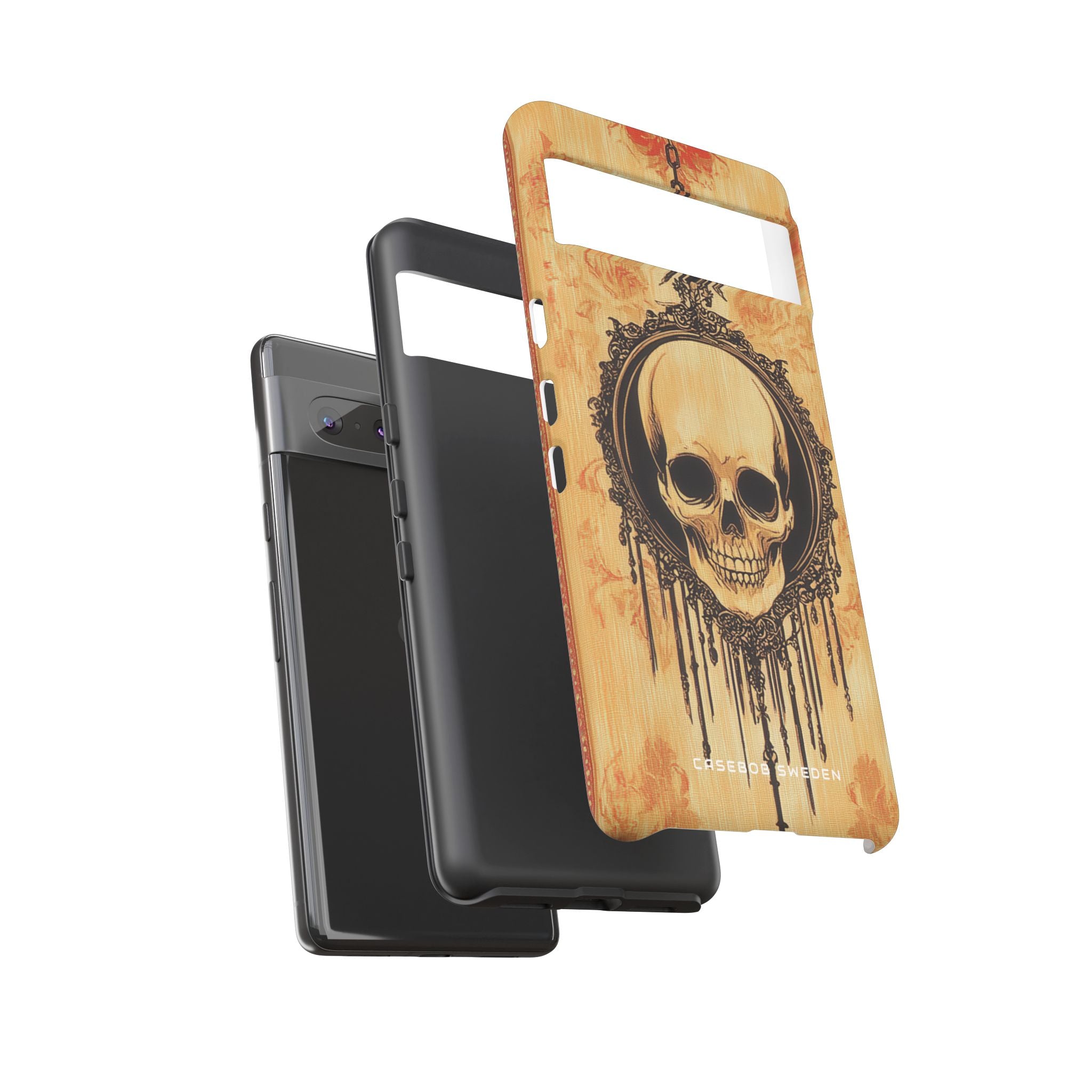 Gothic Skull Elegance Google Pixel 7 - Tough Phone Case