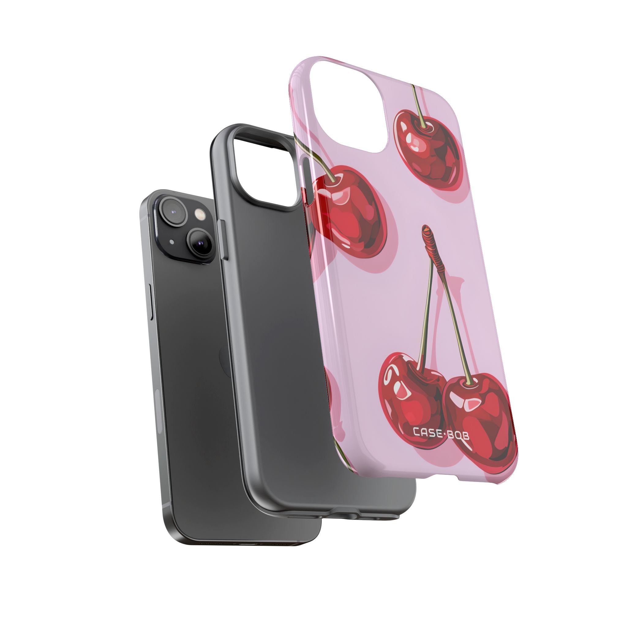 Glossy Cherry Burst iPhone 14 Plus Case - Tough