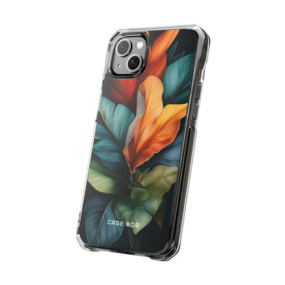 Tropical Leafburst iPhone 14 Plus Case - Impact