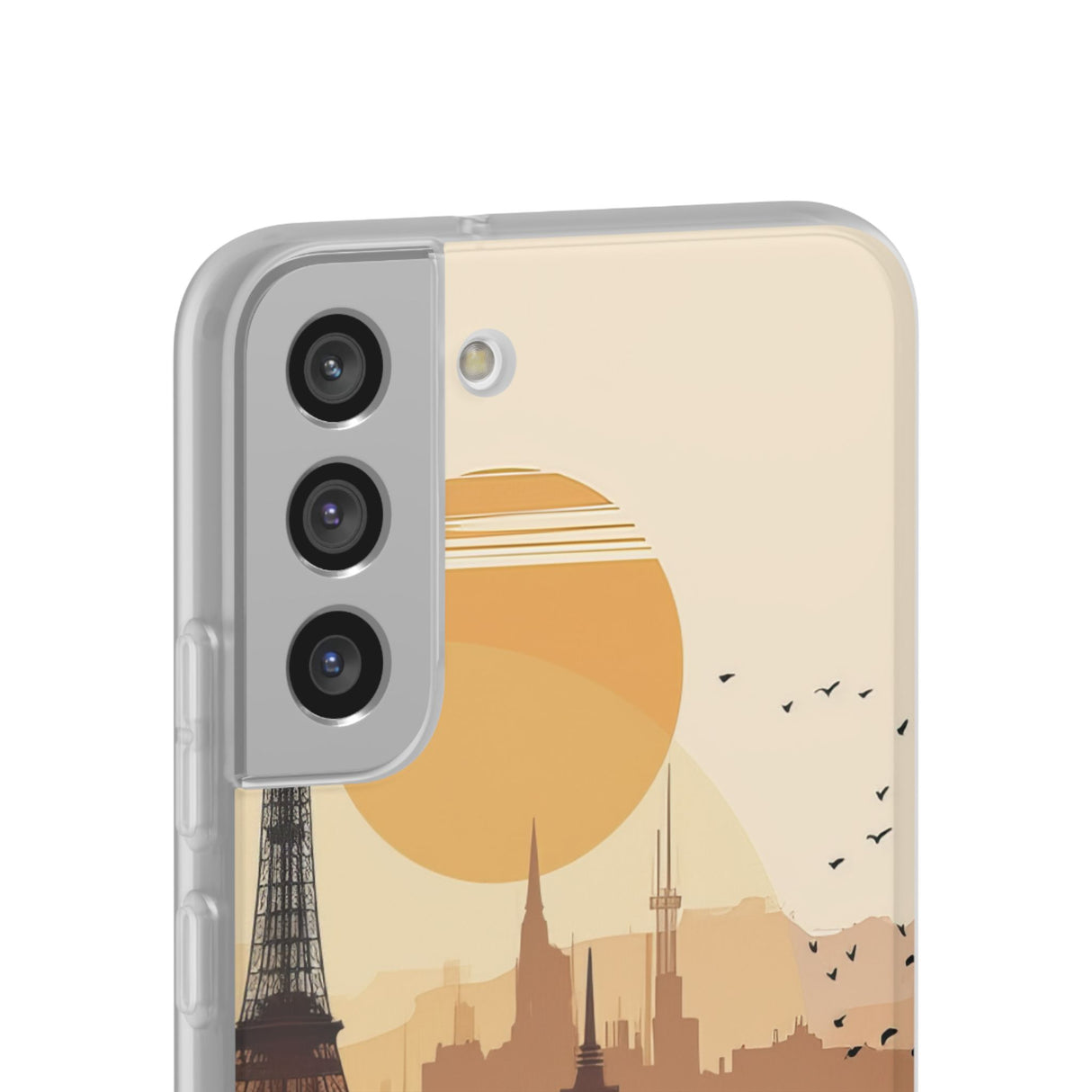 Parisian Sunset Serenity | Flexible Phone Case for Samsung Galaxy